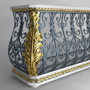 Pulaski Wrought Iron Classic Console Table
