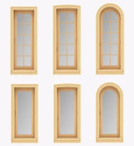 A set of windows from the array of panoramic
