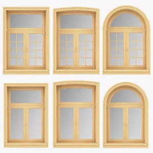 A set of windows from the array of panoramic