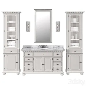 Rh st james single vanity
