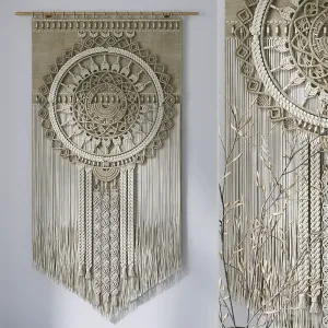 Decorative set with panels Macrame