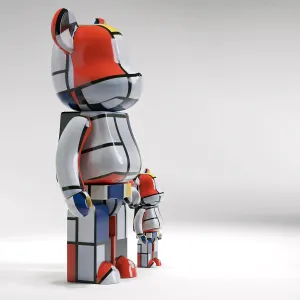 Bearbrick Piet Mondrian