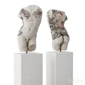Tattoo classic man torso