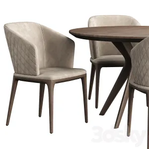 LOUISE Chair Clark Table
