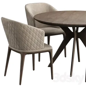LOUISE Chair Clark Table