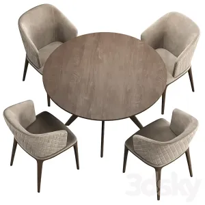 LOUISE Chair Clark Table