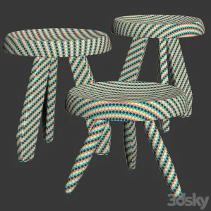 Tabouret meribel by cassina