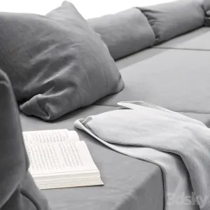 Window seat pillows set