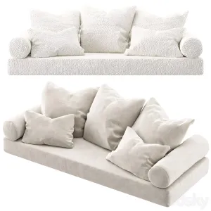 Window seat pillows set