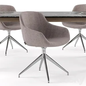 Igloo Chair Alpha Table Calligaris