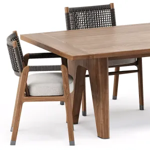 ORTIGIA CHAIR MONREALE TABLE by flexform