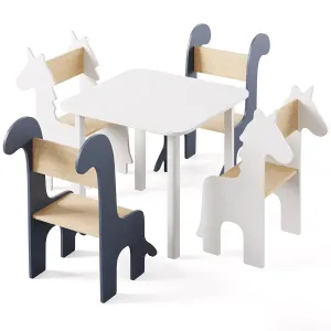 Table Children s Animal Chairs by THE HOME DECO FACTORY
