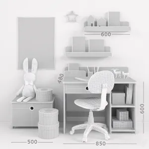 Writing Table Decor For A Nursery