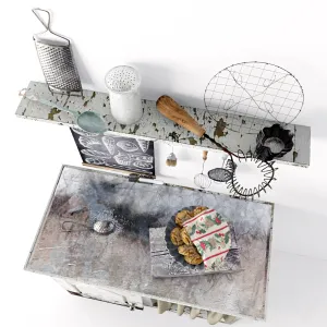Old kitchen table