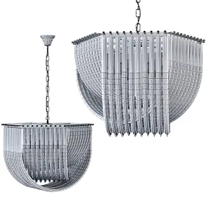 Chandelier Retro Frozen Glass Chandelier 2