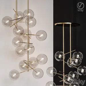Gallotti Radice Bolle Pendant Light by Massimo Castagna