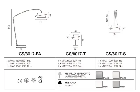 Calligaris light set