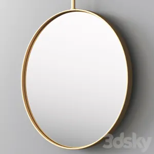 DDL FORMA Round Framed Wall Mounted Mirror