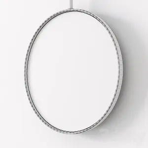 DDL FORMA Round Framed Wall Mounted Mirror