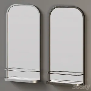 Seamless Wall Shelf Mirror by West Elm