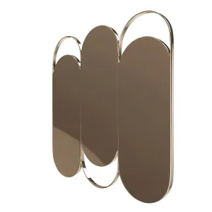 Triple Mirror in Brass Alama La Redoute