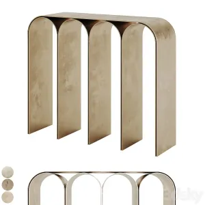 Golden Arch Console By Pietro Franceschini