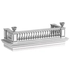 Classic Balcony with Balustrade