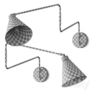 La Redoute Hiba Articulated Metal Wall Lamp
