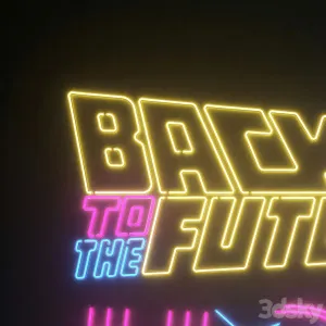 Light Modules Set Neon Back To The Future