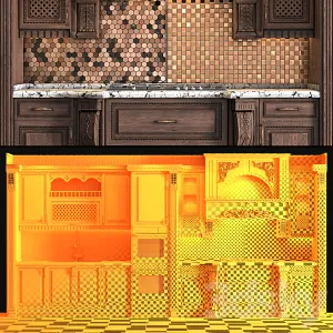 Classic Wooden Luxury Kitchen Deluxe