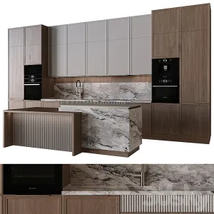 Kitchen in Neoclassical Style