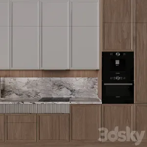 Kitchen in Neoclassical Style