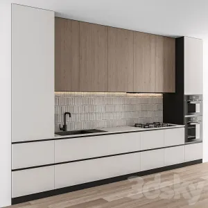 Kitchen Modern White Wood