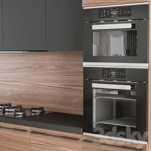 Kitchen Modern Wooden Black