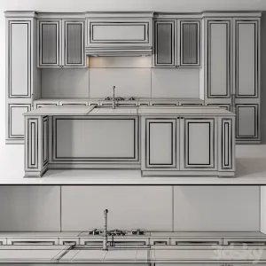 Kitchen Neo Classic White Set