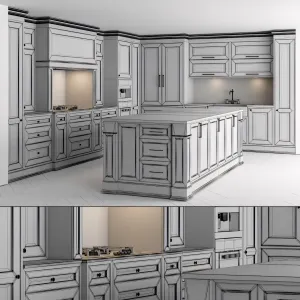 Kitchen NeoClassic White Set