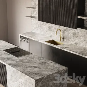 Modern Style Kitchen with Island Kitchen
