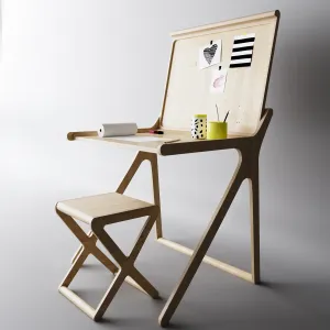 Children Table With a Folding Table Top