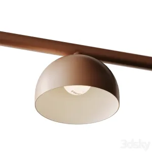 Blush Rail Ceiling Lamp from Northern