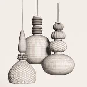 Suspended Lamps Carnival by Vintage