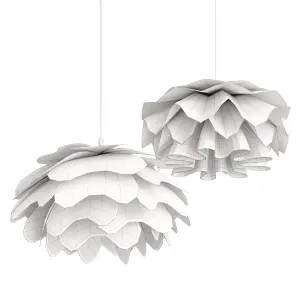Flower Shaped White Pendant Lamp