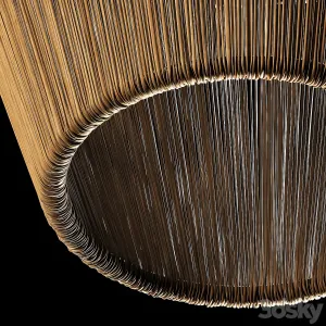 Lamp Wood Rattan Wicker