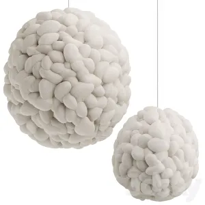 Popcorn Cloud Lamp by Helen Loom