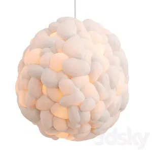Popcorn Cloud Lamp by Helen Loom