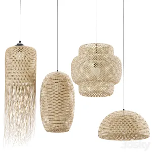 Rattan Pendant Light Collection
