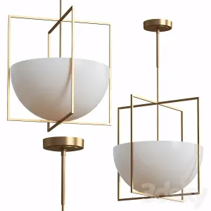 Royce Light inch Antique Brass Pendant Ceiling Light