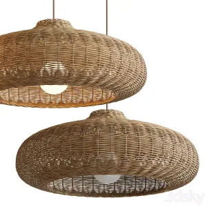 Wicker Chandeliers