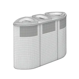 Containers for separate collection of garbage bermuda triple