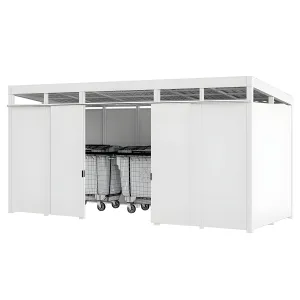 Garbage bins metal box