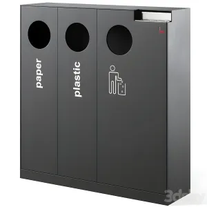 Litter bin crystal by mmcite